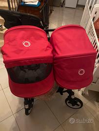 Passeggino gemellare completo