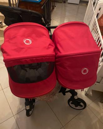 Passeggino gemellare completo