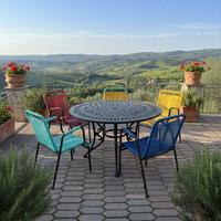 5 Sedie vintage colorate. Consegno personalmente.