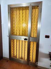 Portoncino alluminio interno doppia anta