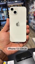 APPLE IPHONE 13 128GB BIANCO BATTERA 100%