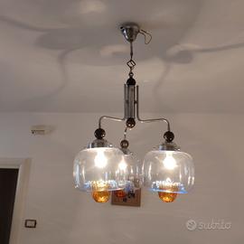 lampadario Mazzega anni 60 