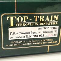 Top Train H0 carrozza freno cremagliera