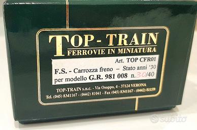 Top Train H0 carrozza freno cremagliera