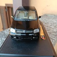 MODELLINO FIAT PANDA BURAGO SCALA 124 NERA
