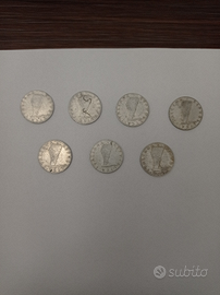 Monete da 5 lire dal 1951 al 1954