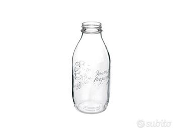 28 bottiglie 1L e 7 vasi 2L Bormioli conserve