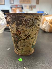 Vaso cirio in ferro vintage