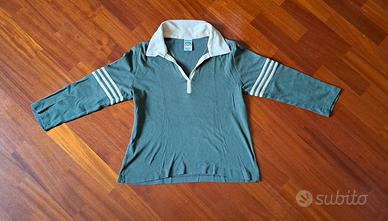 Maglia verde a maniche lunghe