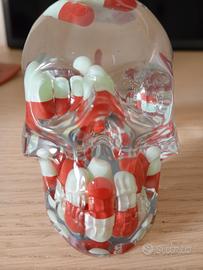 teschio in resina epossidica