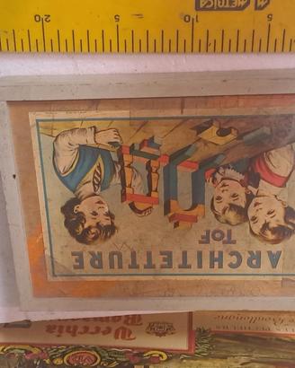 antico gioco con legnetti componibili