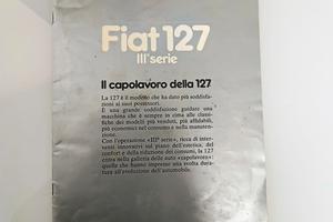 Depliant Fiat 127 III serie 1982