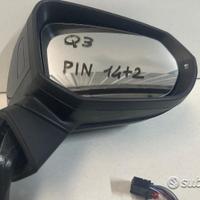 Specchietto retrovisore dx sx audi q3 2022 16 pin