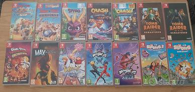 Lotto 28 giochi Nintendo Switch (titoli in foto)