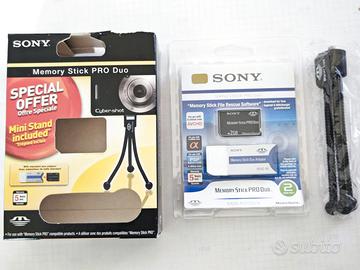 Memory Stick Pro Duo 2 GB con cavalleto