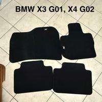 Tappetini X per BMW X3 G01, X4 G02 Originali