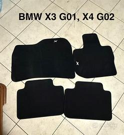 Tappetini X per BMW X3 G01, X4 G02 Originali
