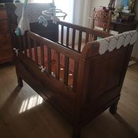 Culla lettino cesta antichi dell’800