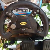 VOLANTE DUAL FORCE PER VIDEOGIOCHI DI GUIDA PS1
