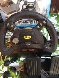 VOLANTE DUAL FORCE PER VIDEOGIOCHI DI GUIDA PS1