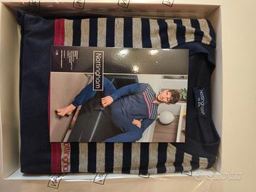 Pigiama da uomo in cotone felpato NUOVO tg. 6/XL