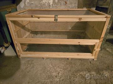 Gabbia per roditori su tre piani