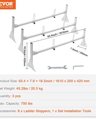 portapacchi per furgone