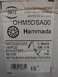 Cerchi Dotz Hammada 15" 6 fori Fuoristrada