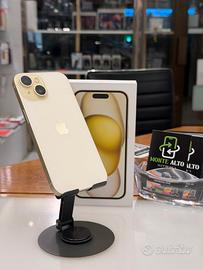 iPhone 15 Giallo 128gb garantito