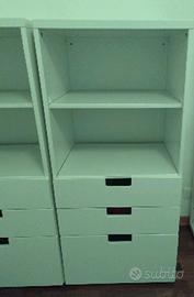 Coppia mobili IKEA STUVA bianchi