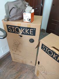 Passeggino Stokke Xplory beige con accessori 
