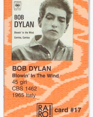 Card n. 17 allegata alla Rivista Raro - Bob Dylan