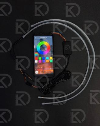 Led RGB moto con centralina gestione tramite app