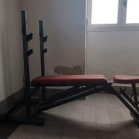 PANCA PROFESSIONALE + DISCHI E BILANCIERE