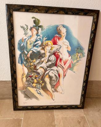 litografia di Bruno Arcevi 