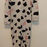 Vestito costume da carnevale mucca / Pigiama inter