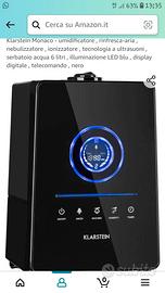 Klarstein Monaco umidificatore/ionizzatore