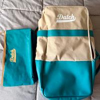 Zaino e borsellino della Datch.