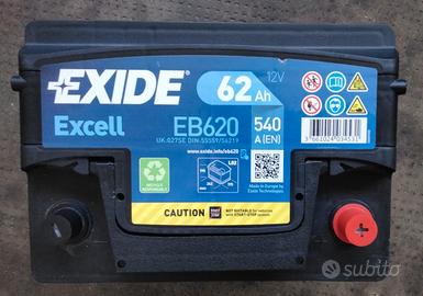 Batteria auto usata 62 ah 540 A