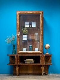 VETRINA ART DECO' JUGENDSTIL CRISTALLIERA AUSTRIA