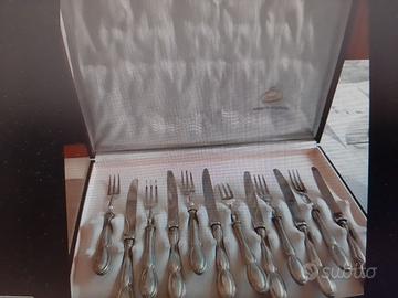 servizio da dolce in argento 800/1000