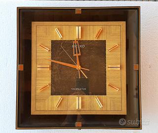 Orologio da muro Seiko vintage, anni 70