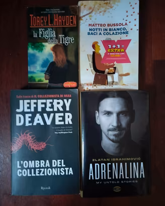 Lotto 4 Libri Narrative Thriller Biografia ITA