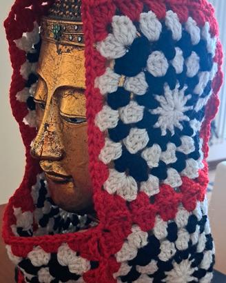 balaclava crochet in lana 