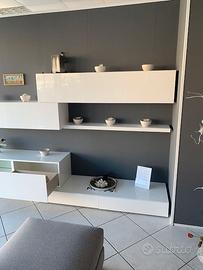 SOGGIORNO LACCATO BIANCO  LUCIDO