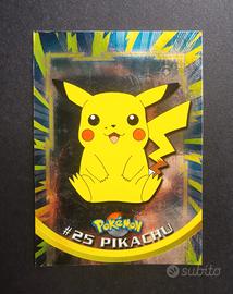 Pokémon Topps 1999 - pikachu #25 Olografica jumbo