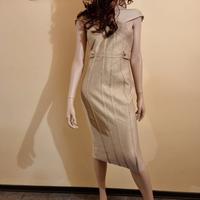 Abito  bandage oro tg. L