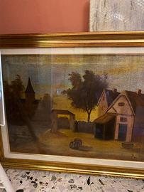 Quadro Paesaggio olio su tela 50x70