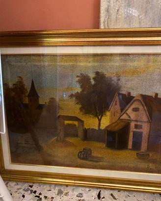 Quadro Paesaggio olio su tela 50x70
