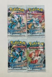 Pokemon TCG 4X Pacchetti Artset Nero e Bianco